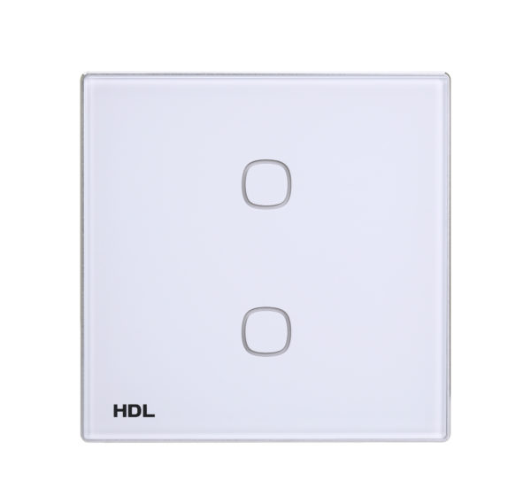 iTouch bryter med 2 knapper Hvit - Bilde 2
