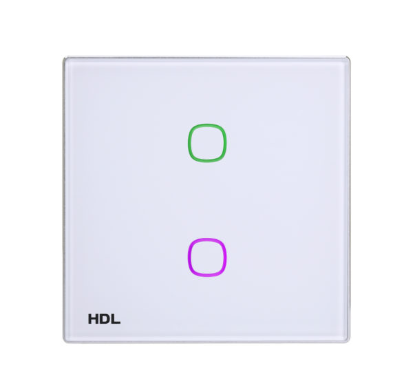 iTouch bryter med 2 knapper Hvit - Bilde 3