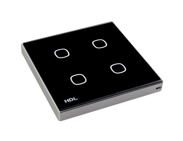 iTouch bryter med 4 knapper Sort - Bilde 5