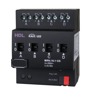 KNX 4 Kanals 16A Energistyringsrele