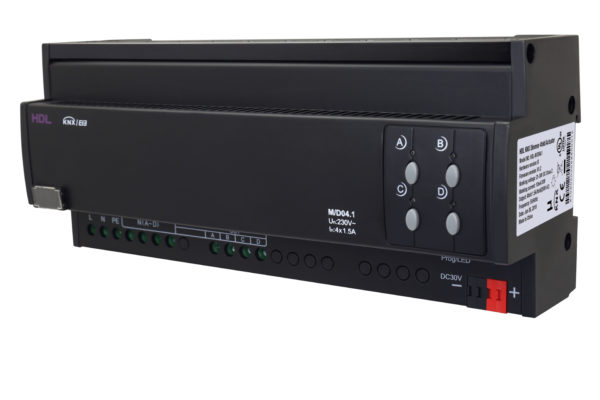 KNX 4 Kanals 1,5A Universelldimmer