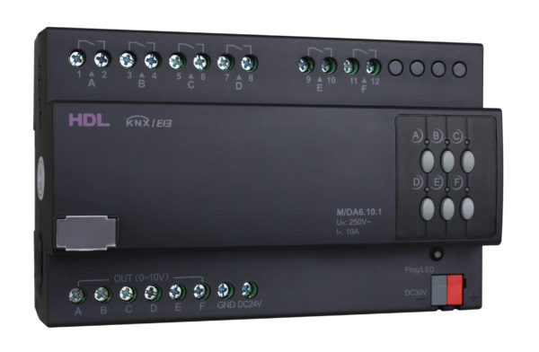 KNX 6 Kanals 10A Ballast Dimmer Kontroller - Bilde 3