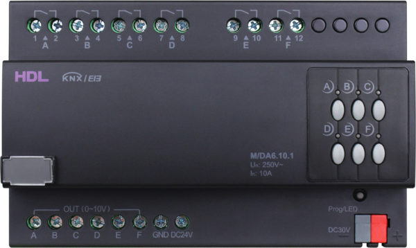 KNX 6 Kanals 10A Ballast Dimmer Kontroller - Bilde 7
