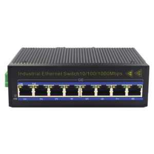 Industriell Gigabit Ethernet Switch, 8port PoE+