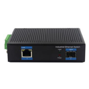 Industriell Gigabit Ethernet Switch, 1port PoE+ Fiber