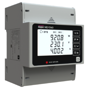 AC DIN-montert energimåler RJ12 transformator input
