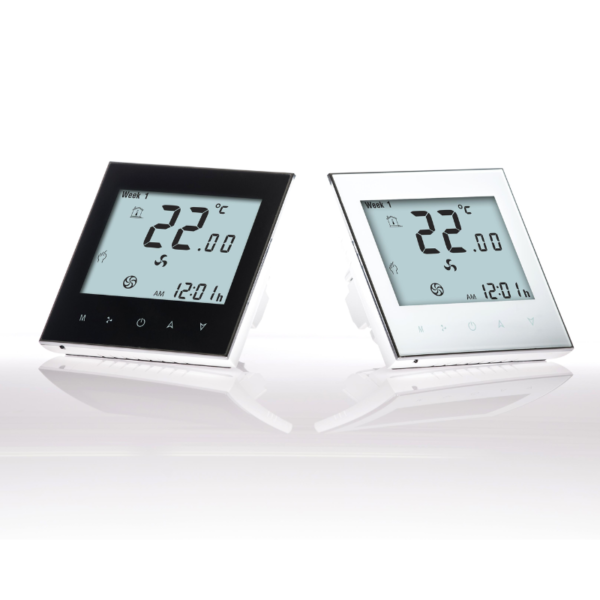 Programmerbar Touch Termostat 4-rørs, RS485 - Bilde 2