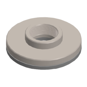 Tank top fitting, 1,5" NPT, PVC  Adhesive