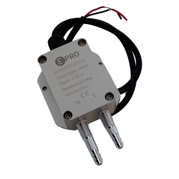 EPRO Industriell differensiell luft-trykksensor, 4-20mA, 0-5KPa