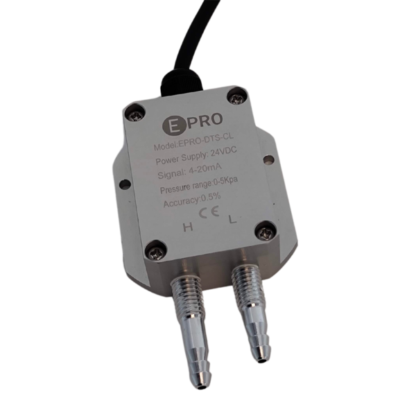 EPRO Industriell differensiell luft-trykksensor, 4-20mA, 0-5KPa - Bilde 2