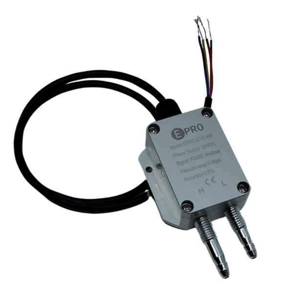 EPRO Industriell differensiell luft-trykksensor, RS485, 0-5KPa